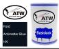 Preview: Ford, Antimatter Blue, HX: 500ml Lackdose, von ATW Autoteile West.